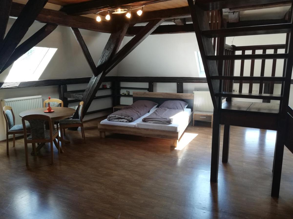 Ferienwohnung Gruner Baum Naila Buitenkant foto