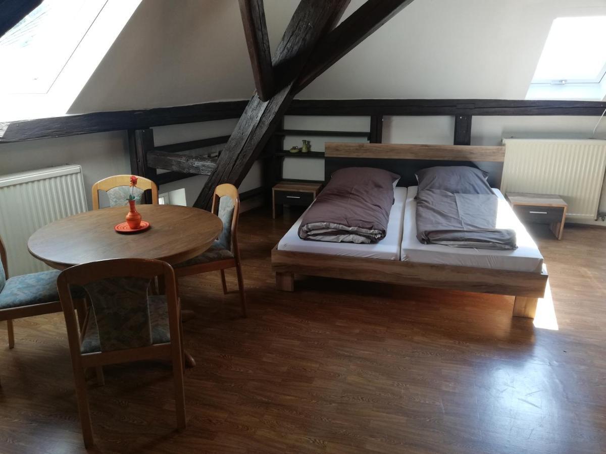 Ferienwohnung Gruner Baum Naila Buitenkant foto